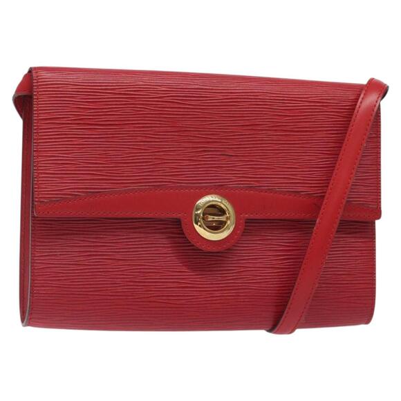 LOUIS VUITTON Epi Pochette Arche Shoulder Bag Red M52577 - Picture 1 of 16